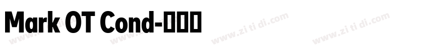 Mark OT Cond字体转换 Mark OT Cond字体转换